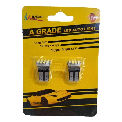 لامپ چراغ خودرو سام مدل ۱۰ تایی Limo.Zrd پایه آریایی فشاری بسته ۲ عددی